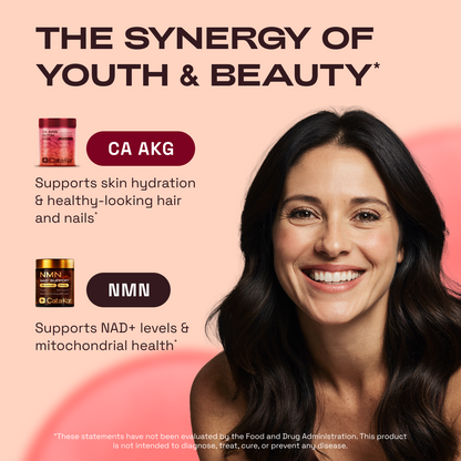 Cata-Kor NMN Longevity Support & Beauty Blend (CA AKG, Hyaluronic Acid & Biotin)