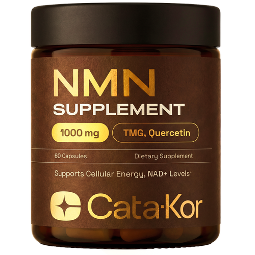 Cata-Kor NMN Supplement, Quercetin, TMG, Resveratrol – Supports Cellular Energy & NAD+ Levels